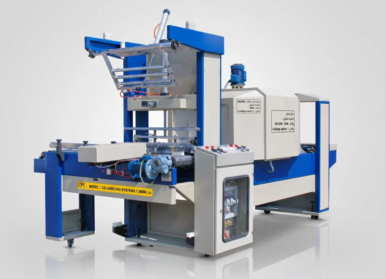 دستگاه شیرینک پک صنعتی اتوماتیک و بسته‌بندی ظروف